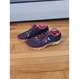 Women's Under Armour Speedform Gemini 1255827-029 Gray Running Shoes Size 6.5